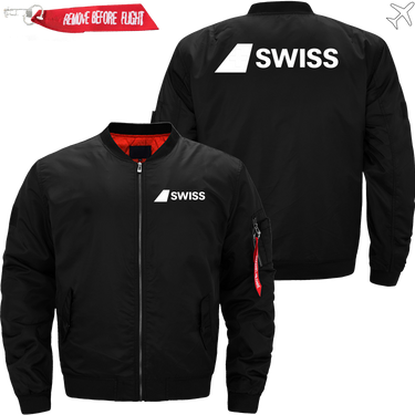SWISS AIRLINES MA1 JACKET THE AV8R